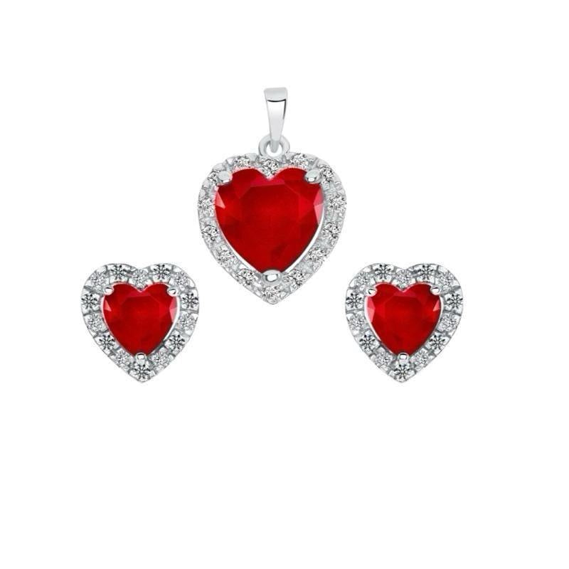 925 Love Set Necklace Sterling Silver