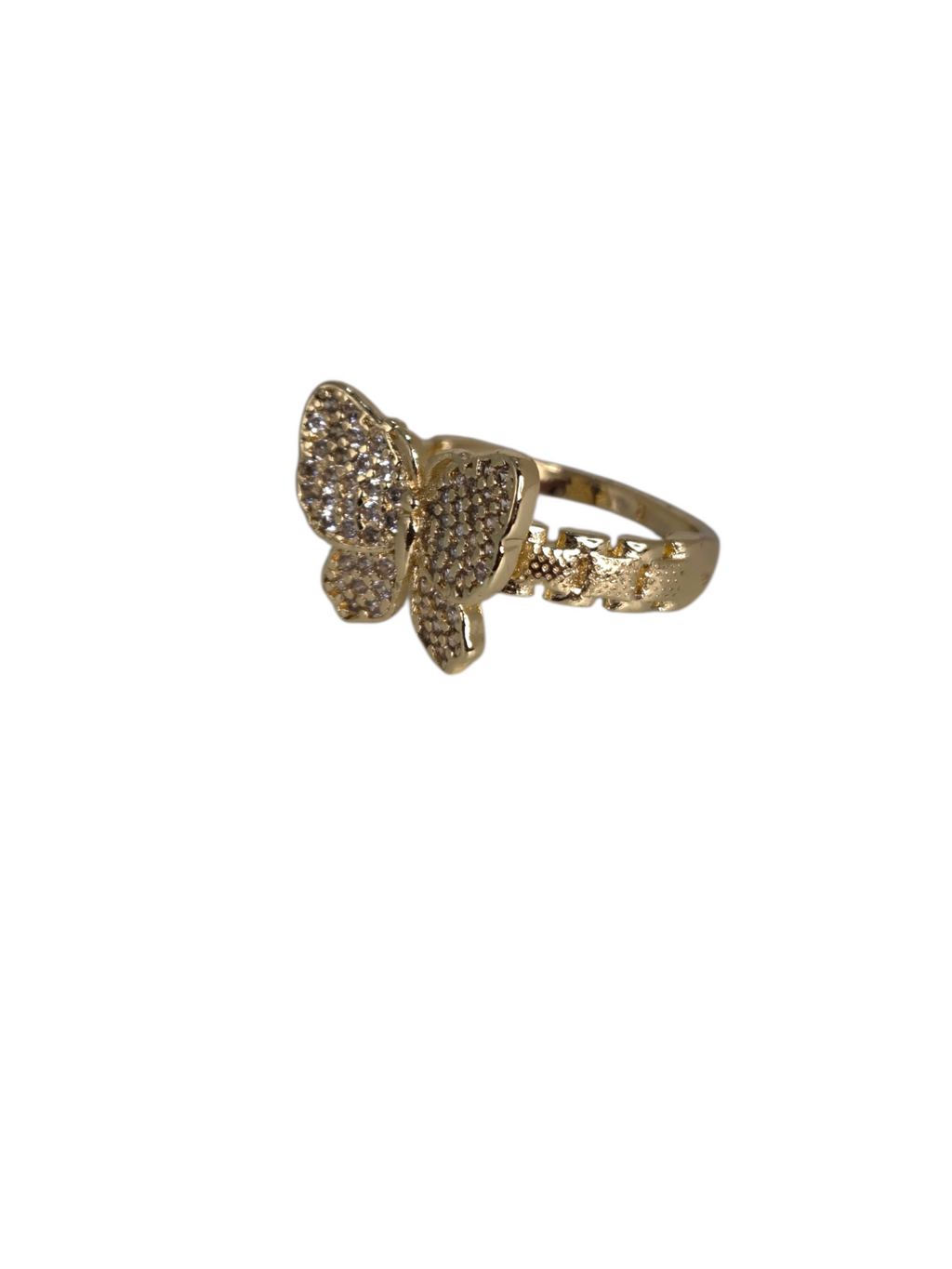 Butterfly Nugget Stone Ring