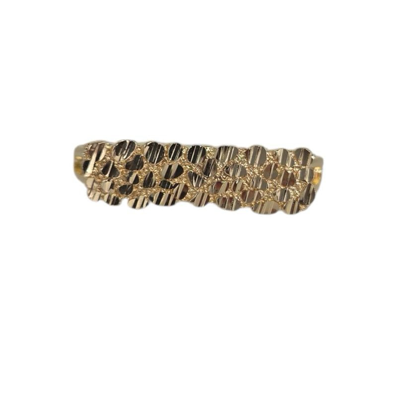 Gold 2 Finger Nugget Ring
