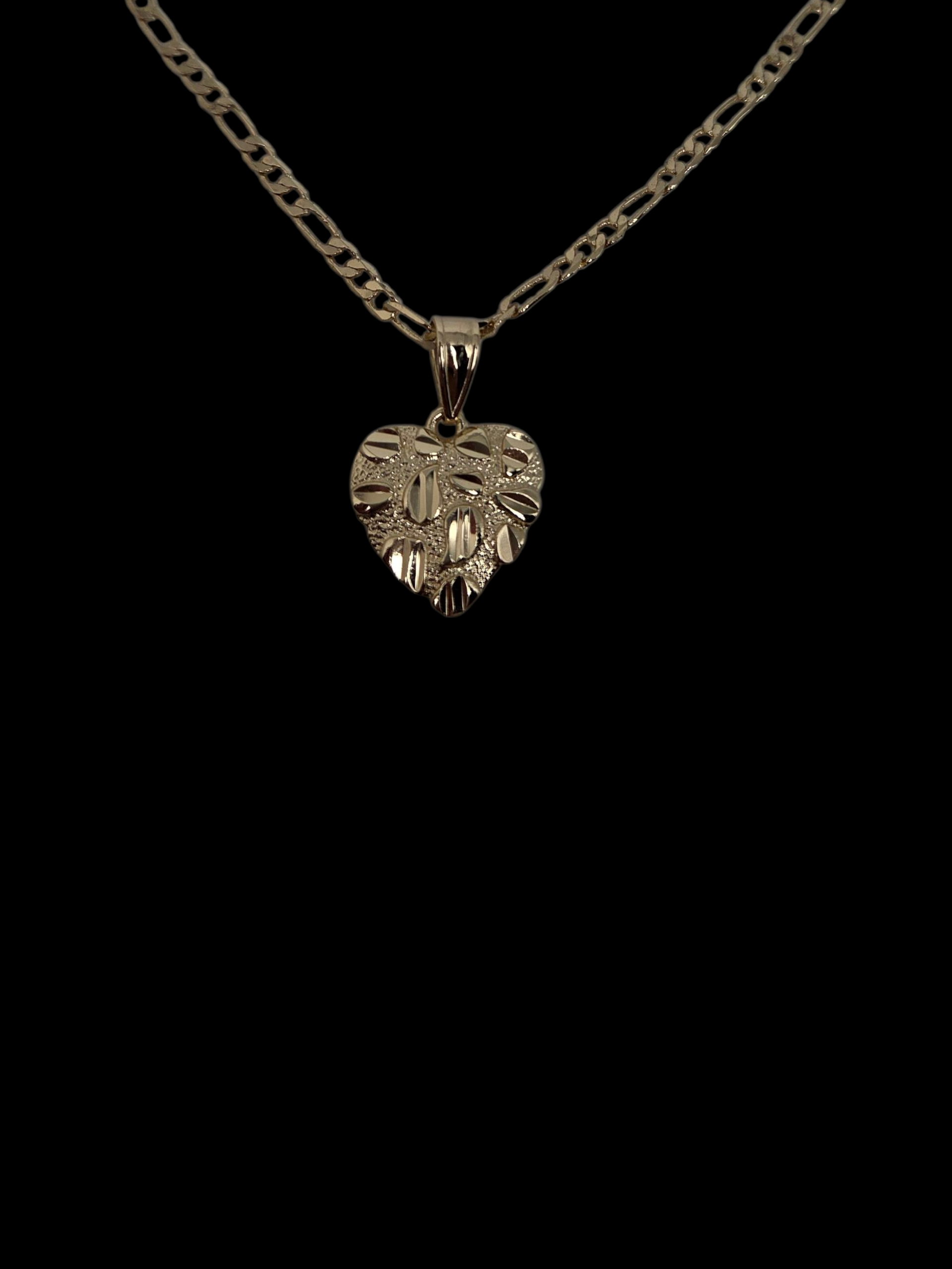 Heart Nugget Necklace- 18k Gold-Filled