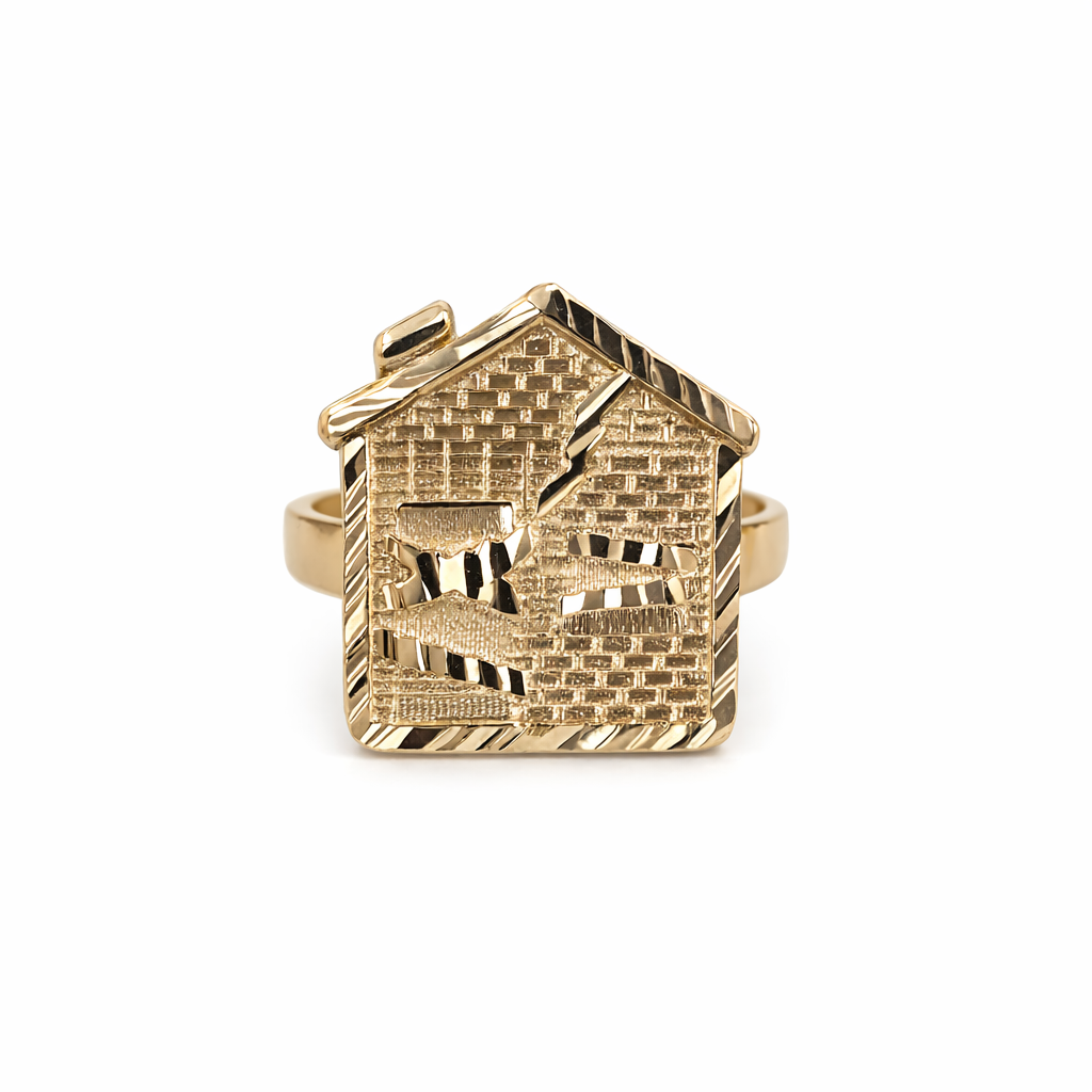 Trap House Ring- 18k Gold-Filled