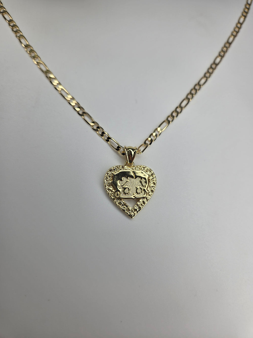 Betty Boop Heart Nugget Necklace- 18k Gold-Filled