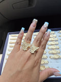 Kuromi Gold Ring
