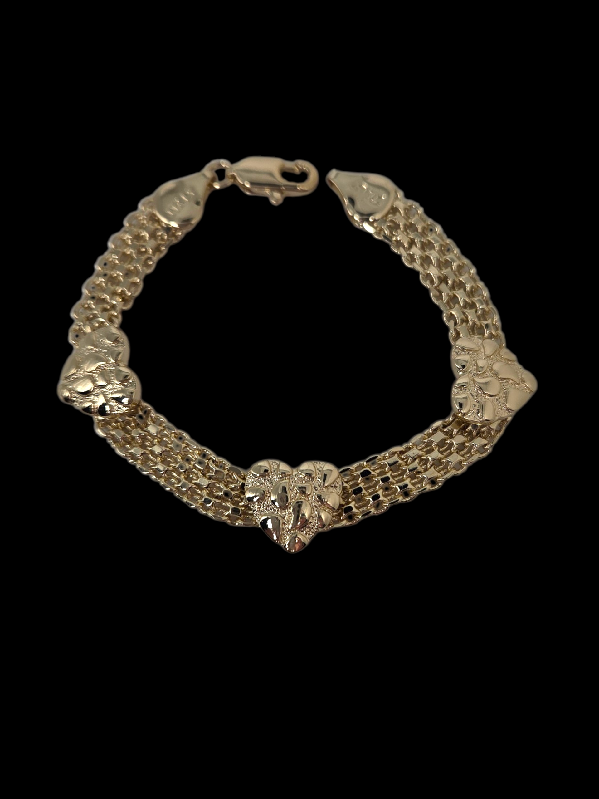 Heart Nugget Bracelet
