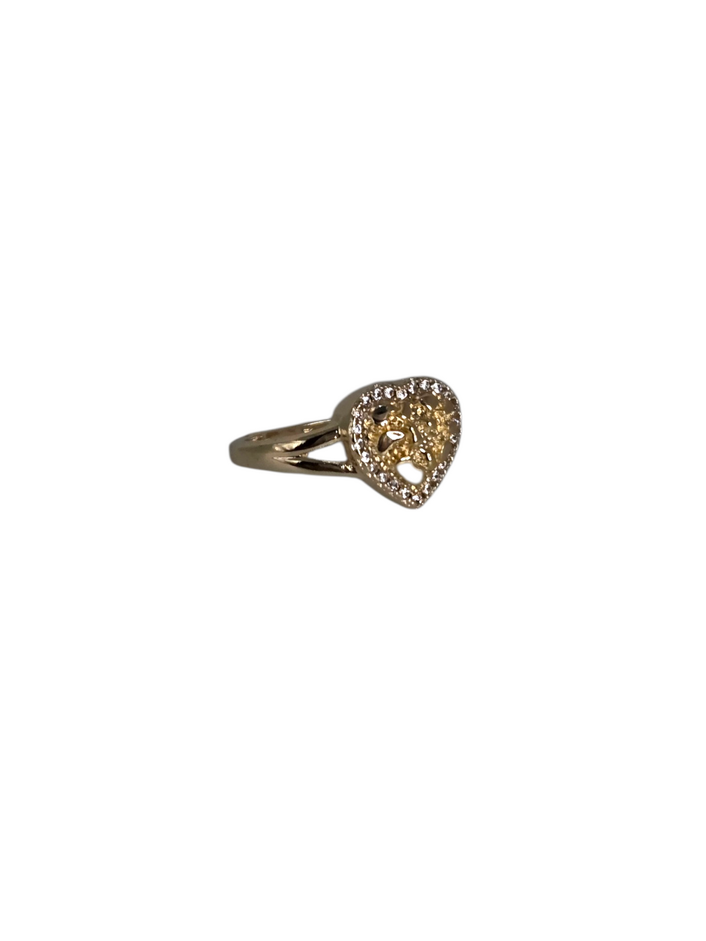 Heart Nugget Stone Ring