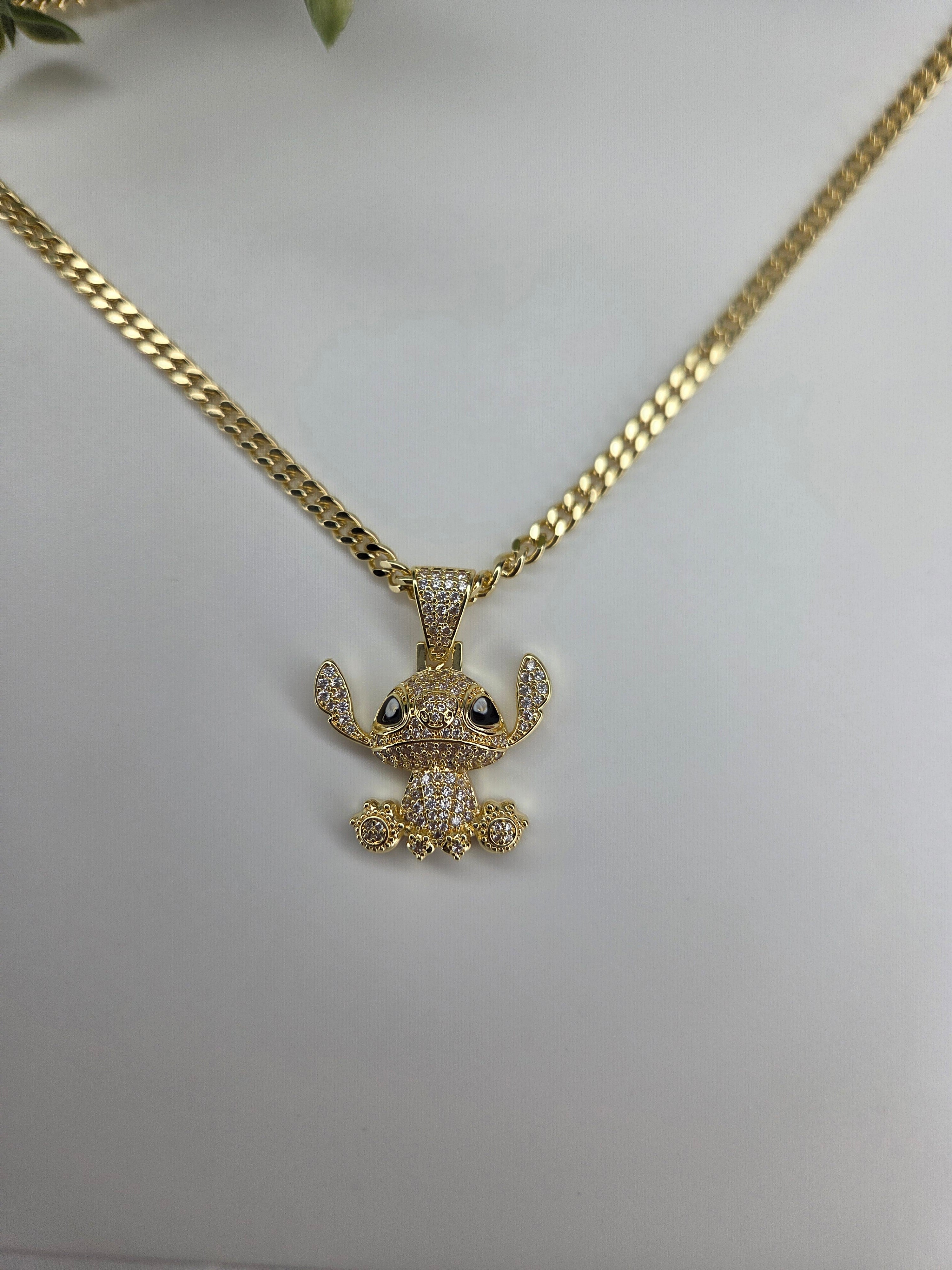 Stitch Necklace 18k Gold-Filled