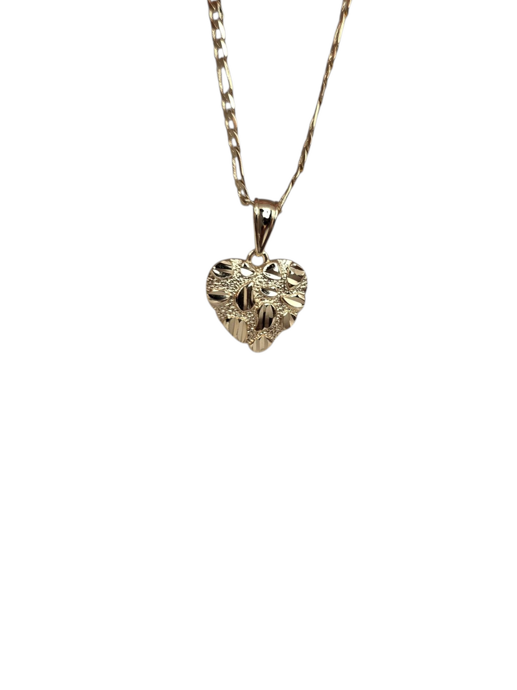 Heart Nugget Necklace- 18k Gold-Filled
