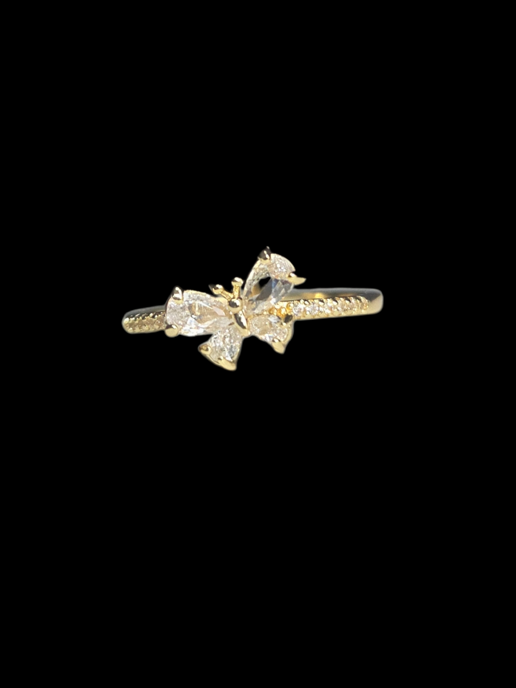 Butterfly Kiss Band-18k Gold-Filled
