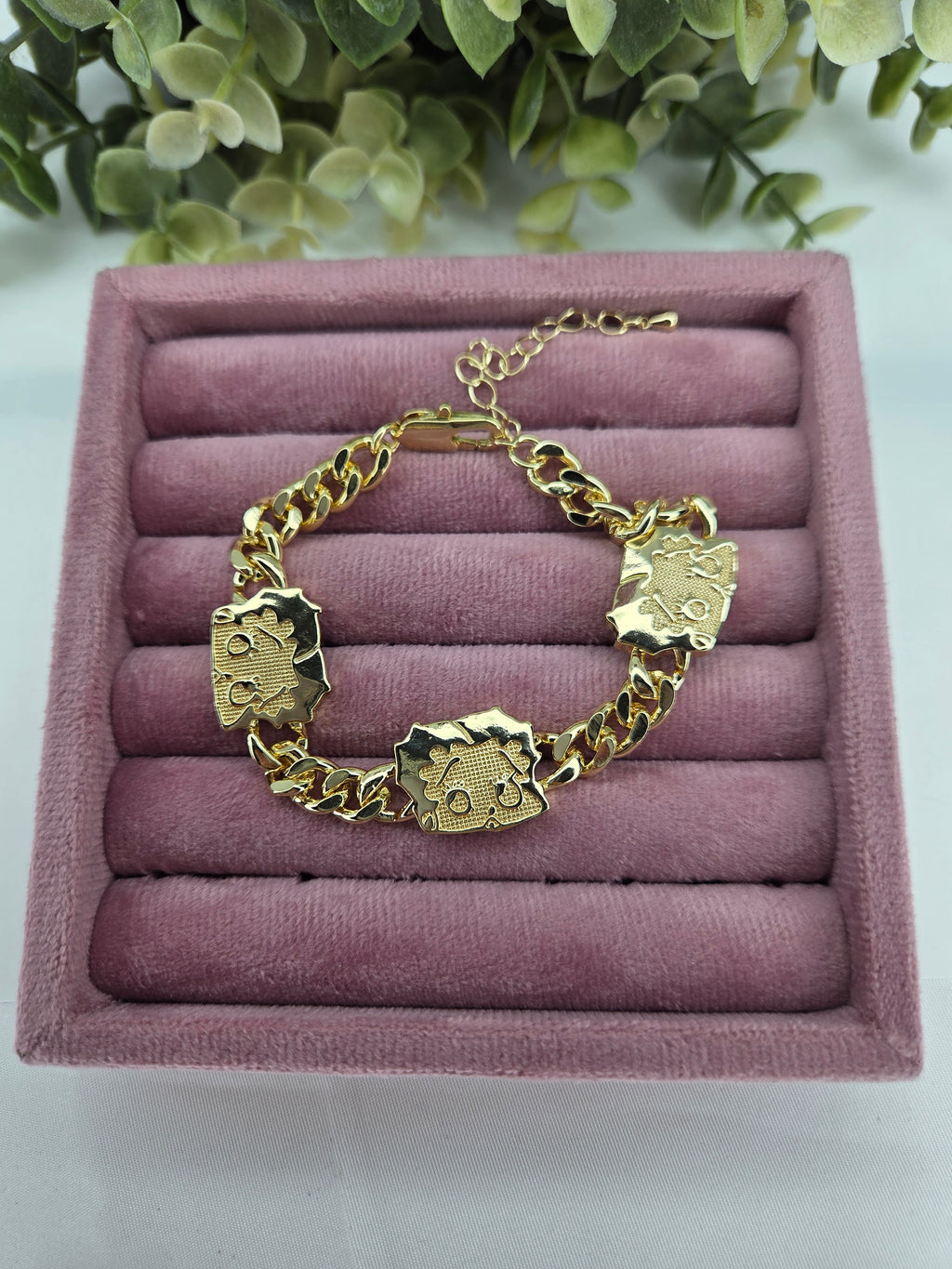 Betty Boop Cuban Bracelet