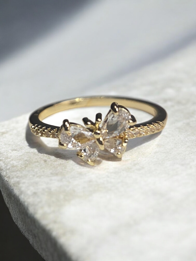 Butterfly Kiss Band-18k Gold-Filled
