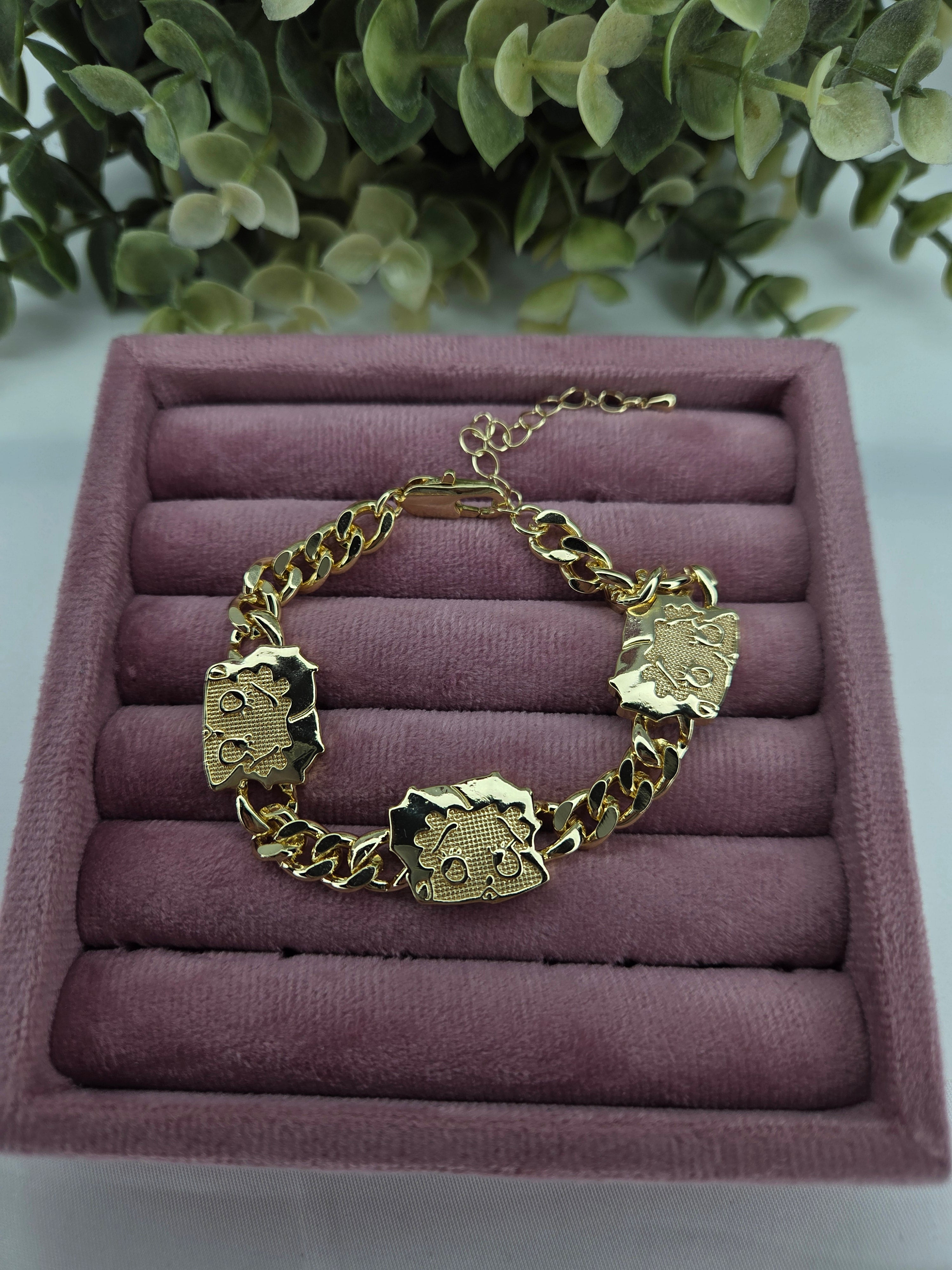 Betty Boop Cuban Bracelet