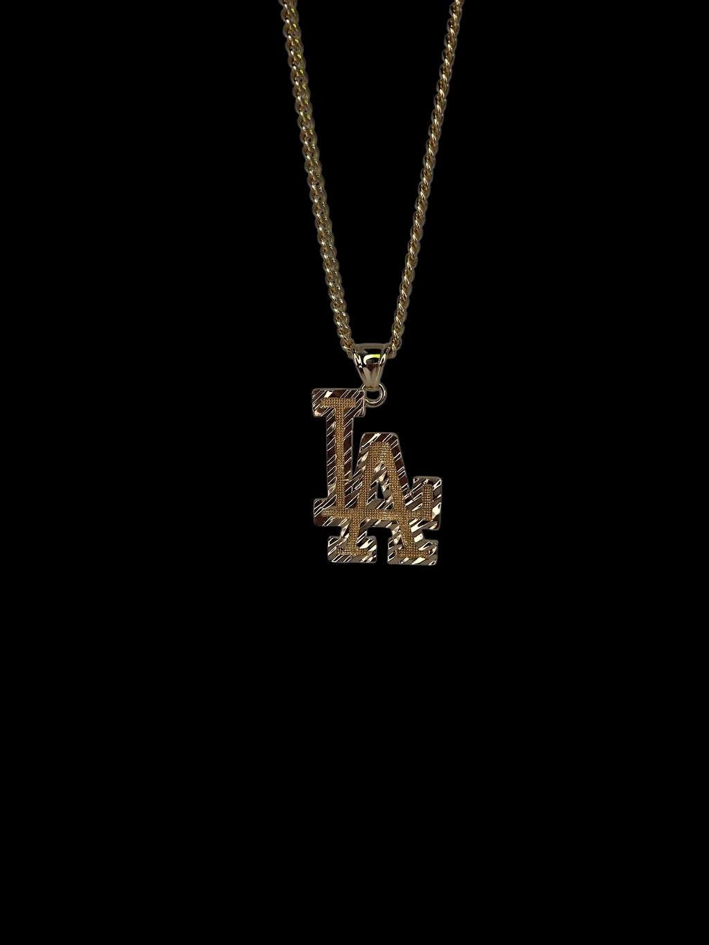 LA Gold Necklace - For Men And Women