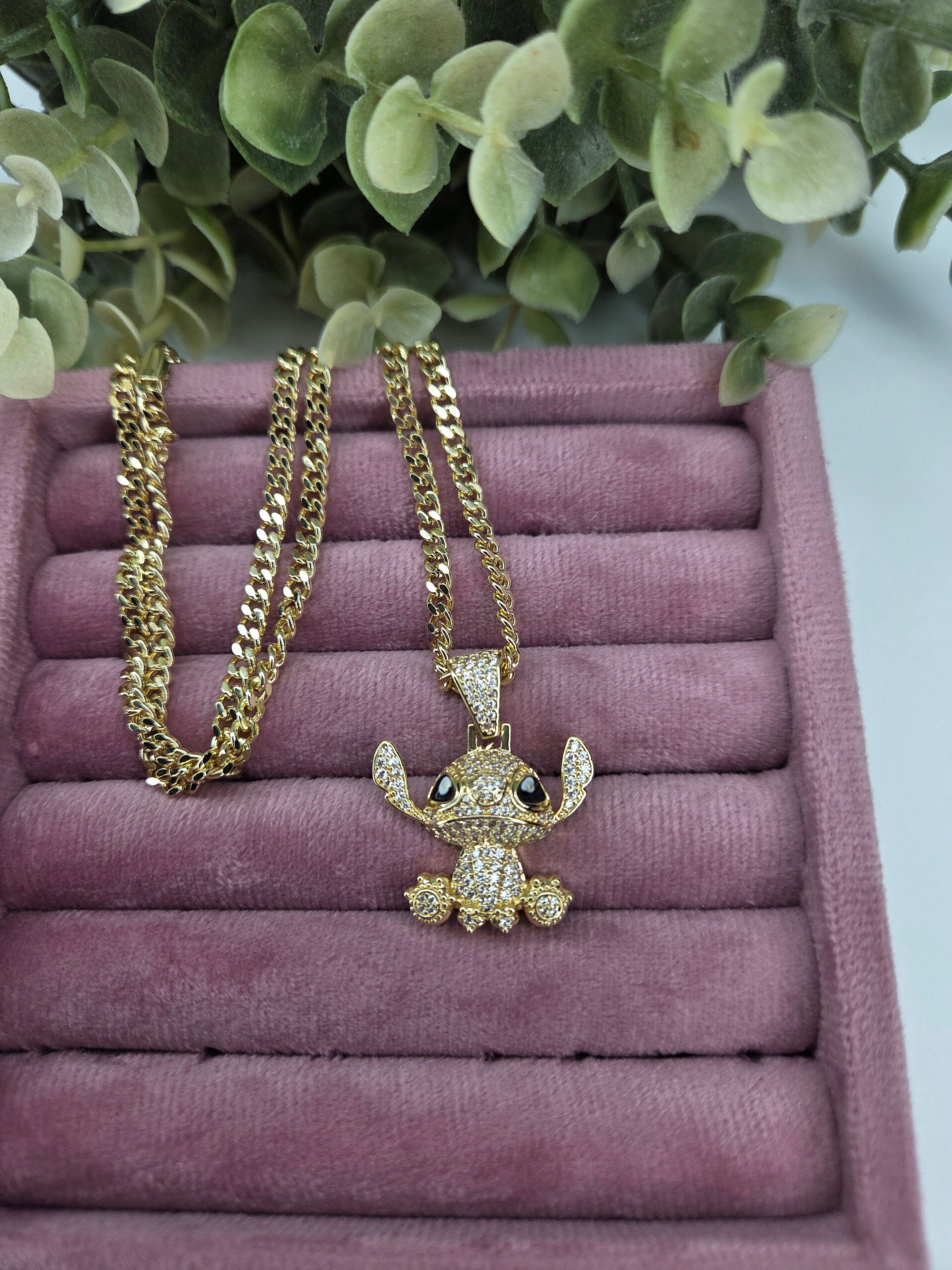 Stitch Necklace 18k Gold-Filled