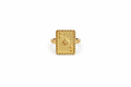 Ace Card Ring- 18k Gold-Filled