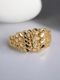 Saint Jude Gold Nugget Ring